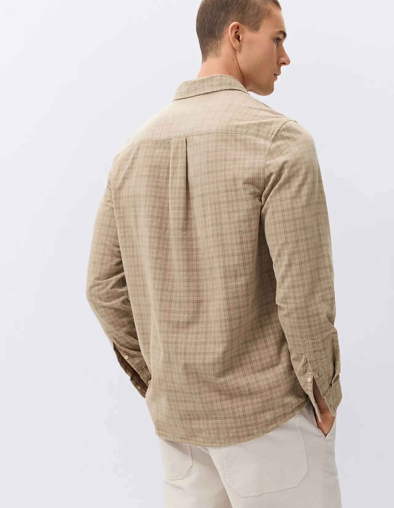 CHECK CORD REGULAR FIT SHIRT