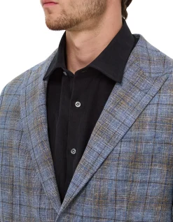 Check Patch Pocket Wool Sport Coat