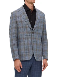 Check Patch Pocket Wool Sport Coat