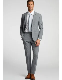 CHECK SUIT JACKET