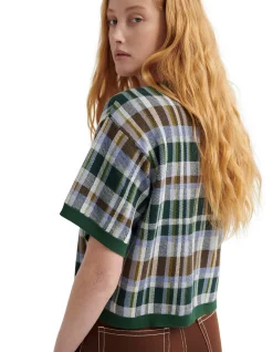 CHEQUERED TEE