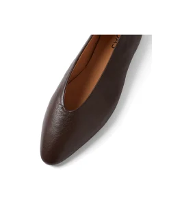 Chico Chisel Toe Leather Ballet Flats