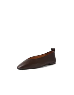 Chico Chisel Toe Leather Ballet Flats