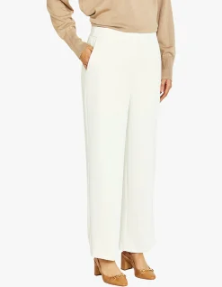 Chloe Crepe Wide Leg Trouser Pant