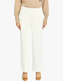 Chloe Crepe Wide Leg Trouser Pant