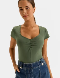 CHLOE RUCHED TOP