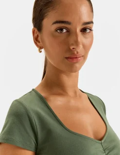 CHLOE RUCHED TOP