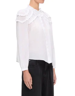 CHRISTA STAND COLLAR BLOUSE