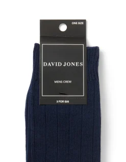 CHUNKY KNIT RIB CREW SOCK