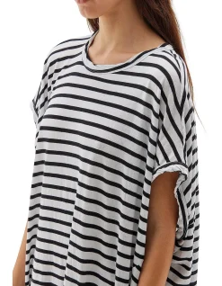 Circle Organic Cotton Jersey Mini Dress