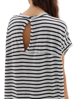 Circle Organic Cotton Jersey Mini Dress