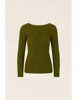 CLAIRE KNIT IN OLIVE