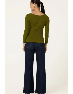 CLAIRE KNIT IN OLIVE
