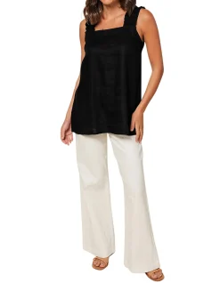 Claire Linen Summer Top