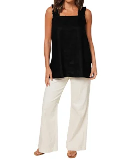 Claire Linen Summer Top