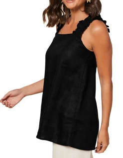 Claire Linen Summer Top