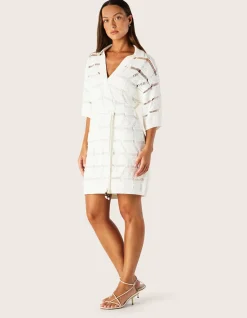 CLARA KNIT KAFTAN MINI DRESS