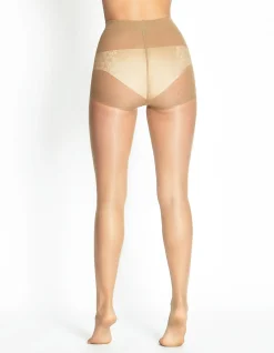 Class Control Brief Sheer Pantyhose 12D