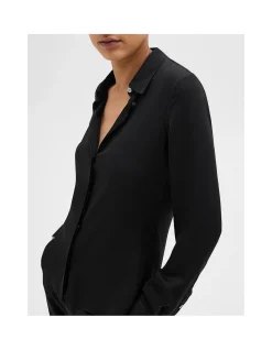 Classic Fitted Silk Shirt