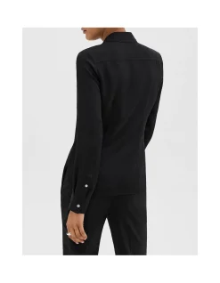 Classic Fitted Silk Shirt