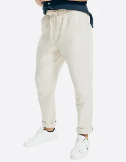 Classic Fit Linen Pull-On Pants
