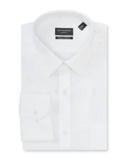 Classic Fit Plain Collar Poplin Shirt