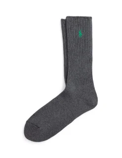 CLASSIC RIB CREW DRESS SOCKS