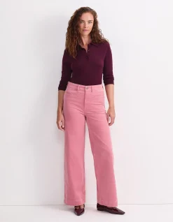 Cleo High Rise Cord Wide Leg Jean