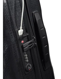 C-Lite 55cm Expandable Small Carry-On Suitcase Black