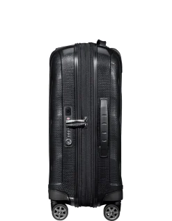 C-Lite 55cm Expandable Small Carry-On Suitcase Black