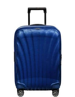 C-Lite Expandable Suitcase 55cm Deep Blue