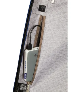 C-Lite Expandable Suitcase 55cm Deep Blue