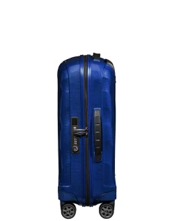 C-Lite Expandable Suitcase 55cm Deep Blue