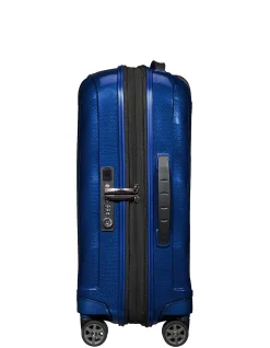 C-Lite Expandable Suitcase 55cm Deep Blue