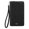 Clssc Grained Travel Wallet Black