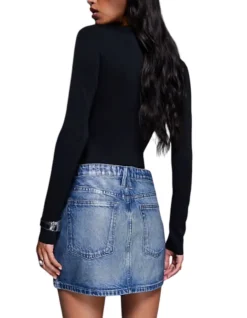 Coated Good 90s Mini Skirt