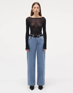 Coco Relaxed High Rise Straight Leg Jeans
