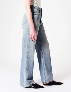 Coco Relaxed High Rise Straight Leg Jeans