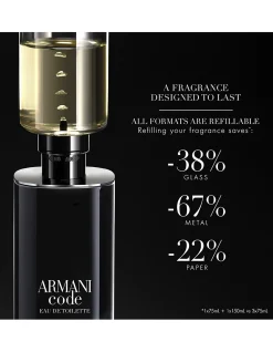 CODE EAU DE TOILETTE 75ML