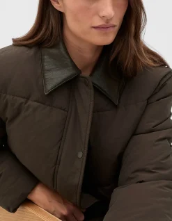 COLLARED PUFFER JACKET