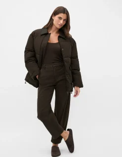 COLLARED PUFFER JACKET