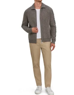 COLLEGE KNITTED WOOL JACKET