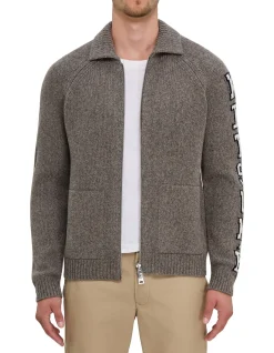 COLLEGE KNITTED WOOL JACKET