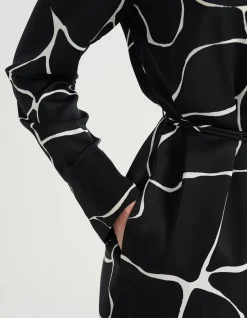 CONCEALED PLACKET SHIRT DRESS