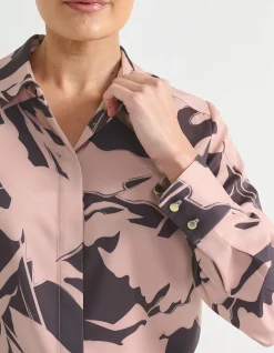 CONCEALED PLACKET SHIRT