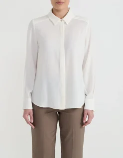 CONCEALED PLACKET SHIRT