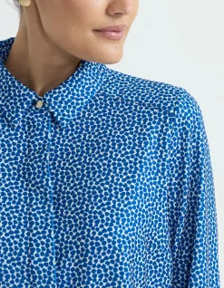 CONCEALED PLACKET SHIRT