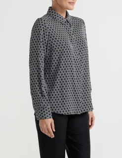 CONCEALED PLACKET SHIRT