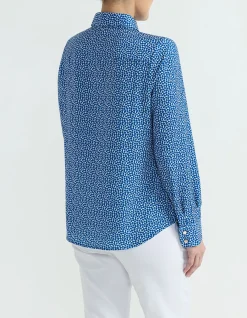 CONCEALED PLACKET SHIRT