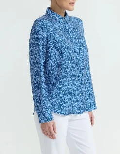 CONCEALED PLACKET SHIRT